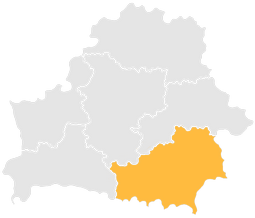 map Построенные дома в Гомельской области